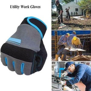 Guantes de Mecánico de Cuero Resistentes, Guantes de Trabajo de Construcción, Guantes de Protección de Seguridad para Reparaciones en Garajes, Hechos en Pakistán - Product Image 5