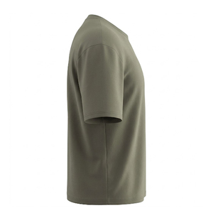 Créez votre propre t-shirt oversize pour homme, col rond, style streetwear décontracté, grande taille, 100% coton molletonné, couleur personnalisable - Product Image 3