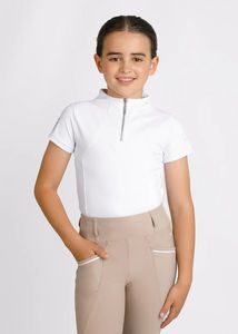 Chemise de base pour l'équitation des enfants, tissu doux, élégante, respirante, confortable, de haute qualité, personnalisable - Product Image 4