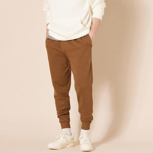 New Design Wholesale Blank brown color <b>Jogger</b> Pants Long Track Men's <b>Joggers</b> OEM MADE BY HS - Product Image 4