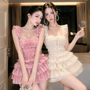 Ensemble deux pièces tendance pour femme en mousseline, sans manches, longueur complète, uni, décontracté, coupe ajustée, lavable, écologique, personnalisable - Product Image 1