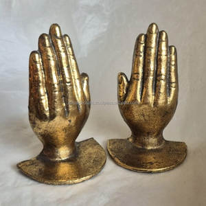 Solid Brass <b>Bookends</b> with Minimalist Look – Clean and Simple Book Support for Modern Spaces - Product Image 3