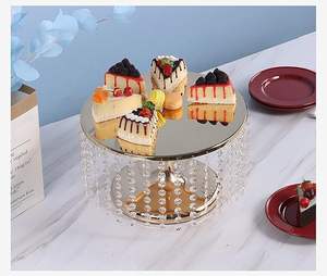 Support à gâteau de luxe pour la présentation de desserts, présentoir élégant pour les mariages, les pâtisseries et les maisons - Product Image 2