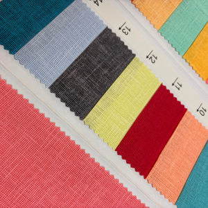 Tissu pour vêtements Micon, mélange coton-lin, poids moyen, tissage uni, teinture unie, pour robes de filles et de garçons - Product Image 1