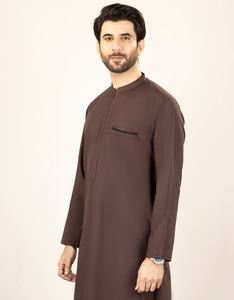<b>Mens</b> Fashionable Traditional Juba Long Sleeve Modest Robe For All Seasons <b>Mens</b> Premium Islamic Robe Long Sleeve Juba - Product Image 6