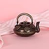 Traditional Chinese Metal Tea <b>Kettle</b> With Lid And Handle Decorative Pattern Design - Product Image 5
