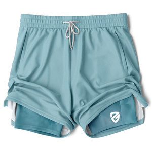 Pantalones Cortos de Baloncesto Personalizados para Hombre, 100% Poliéster, Tela de Lona, Secado Rápido, Transpirables, Antiarrugas, con Cordón Frontal - Product Image 2