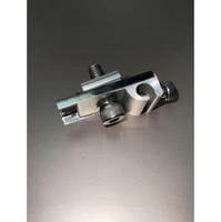 Klip Pembumian Panel Surya, Penjepit Pembumian PV, Braket Aluminium Anodized untuk Struktur Pemasangan Surya di Atap, Kompatibel dengan Kabel Solid/Stranded