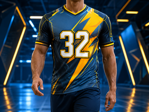 Uniforme Deportivo Personalizado de Poliéster, Ligero, Cómodo, con Tela que Absorbe la Humedad, Logotipo Sublimado Personalizado en la Parte Delantera y Trasera - Product Image 4
