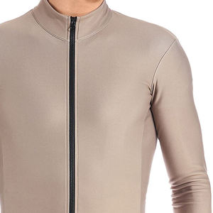 Maillot de cyclisme pour homme à manches longues, col montant, léger, respirant, écologique, avec impression de logo personnalisé pour équipe de cyclisme - Product Image 4