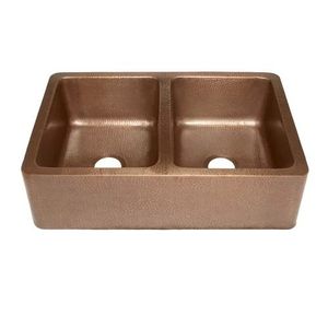 Évier de cuisine décoratif en cuivre, finition artisanale haut de gamme offrant un caractère unique pour les projets de design d'intérieur haut de gamme - Product Image 4