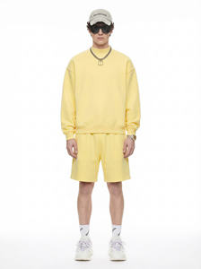 Sweat-shirt à capuche unisexe surdimensionné tendance en coton épais pour hommes et femmes, personnalisable avec broderie et impression, style streetwear - Product Image 5