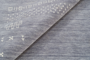 Alfombra Gabbeh de Lana Gris, Alfombra Tribal Tejida a Mano, Alfombra de Gran Tamaño Personalizada, Alfombra para Piso, Decoración Acogedora para el Hogar 3021 - Product Image 6