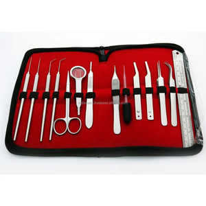 Kit de dissection anatomique pour étudiants, ensemble d'outils manuels en acier inoxydable, certifié CE, kit de formation médicale OEM à marque privée - Product Image 1