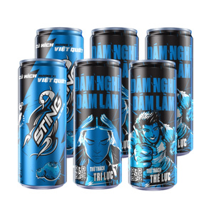 Blueberry Energy Drink Can Vitamin B6 <b>Saw</b> Palmetto Functional Export Packaging Suntory for Vietnam 0.32L 12 Months Shelf - Product Image 3