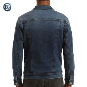 Chaqueta de Mezclilla para Hombre, Estilo Desgastado, Estilo Urbano, con Cuello Camisero, Chaqueta de Invierno - Product Image 3