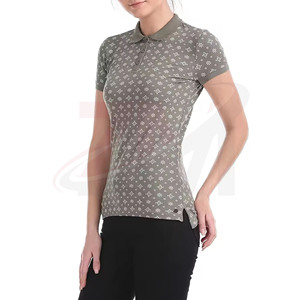 เสื้อโปโลผู้หญิงสไตล์ลำลอง ราคาถูก 180 GSM ทรงโอเวอร์ไซส์ ความยาวปกติ ผลิตจากผ้าสแปนเด็กซ์และผ้าฝ้าย - Product Image 2