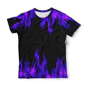 Geometric Pattern Men's Short Sleeve T-<b>Shirt</b> O-Neck Regular Fit Sublimation Print Casual Style <b>100</b>% <b>Polyester</b> Woven Fabric - Product Image 6