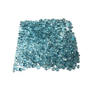 Mejor Venta de calidad superior tamaño personalizado 100% Topacio azul natural facetado redondo fabricación de joyas curación piedras preciosas sueltas lote al por mayor - Product Image 3