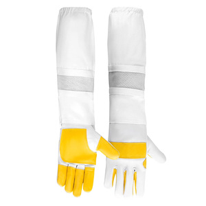 Guantes de Protección para Apicultores de Uso Profesional de Alta Calidad Hechos en Fábrica / Guantes de Protección para Apicultores Hechos a Medida a Precio Económico - Product Image 2