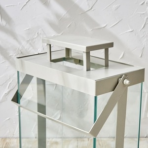 Wholesale Modern Home Decorations <b>Silver</b> Metal Candle Holder <b>Lanterns</b> for Tabletop and Floor - Product Image 3