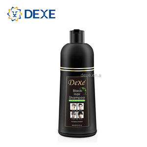 Shampooing <span class=keywords><strong>Dexe</strong></span> de couleur noire magique organique non allergique instantanée pour teinture capillaire à usage domestique effet incroyable gris blanc à noir vente en gros - Product Image 5