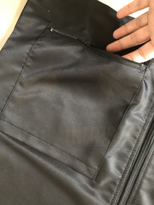 Batas de Barbero Negras de Poliéster para Hombre, Transpirables, con Protección Contra Pinchazos, Uniforme de Moda - Product Image 5