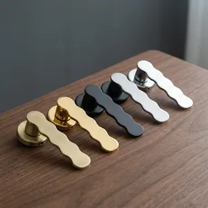 Premium Stainless Steel Door <b>Handle</b> Antique Gold Z Black CP PVD Rose Gold Finish Modern Lever <b>Handle</b> Interior Exterior Hardware - Product Image 2