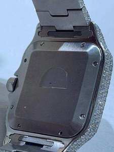 Reloj de Lujo de Dos Tonos con Diamantes Roman VVS, Cristal y Acero Inoxidable, Totalmente Cubierto de Moissanita, Movimiento Automático, 41MM - Product Image 6