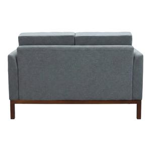 Sofá Seccional Tradicional de Dos Plazas para Uso Comercial en Salas de Estar y Escuelas con Estructura de Madera Indonesia y Tapicería de Lino - Product Image 4