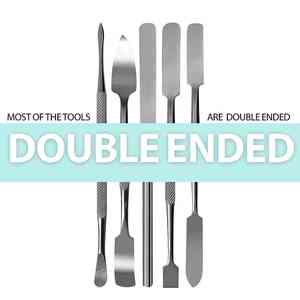 Manual Dental Spatula 5-Piece Set Stainless Steel CE Certified Class I Double-Ended Surgical <b>Instruments</b> By Grip Surgical - Product Image 4