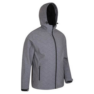 Chaqueta Gris Personalizada con Capucha para Exteriores, Ropa Casual para Invierno con Puños Ajustables, Bolsillos con Cremallera y Protección Contra el Viento - Product Image 5