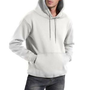 Sweat à capuche personnalisé pour homme, style décontracté, à cordon de serrage, manches longues, en coton mélangé, avec logo frontal, à prix abordable - Product Image 3