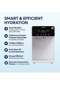 Machine d'ionisation d'eau alcaline domestique DVINE United Private Limited H2o, à hydrogène cristallin, alimentée électriquement, pour la maison et le bureau - Product Image 2