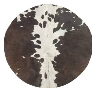 Handpicked in small batches from a variety of Goat Farmers round cowhide table centrepiece or placema <b>Drums</b> Skins - Product Image 2