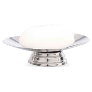 Wholesale Suppliers Elegant Stainless Steel Soap Dish Holder Modern Metal Pedestal Bar Soap Tray Bathroom & Hotel Accessory - Product Image 1