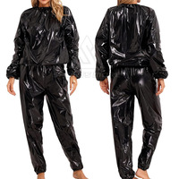 Combinaisons de sauna pour hommes en PVC/Nylon léger de qualité supérieure, écologiques, personnalisables, OEM, prix en gros