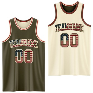 Conjunto de Camiseta de Baloncesto Reversible Vintage, Uniforme de Equipo Personalizado, 100% Poliéster Transpirable, Fabricante de Ropa Deportiva OEM ODM - Product Image 3