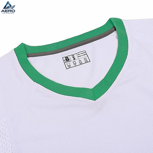 Nueva llegada, fácil de usar, cómoda, moderna, de la mejor calidad, en color blanco y verde, ropa deportiva para equipos, camiseta de fútbol americano. - Product Image 3