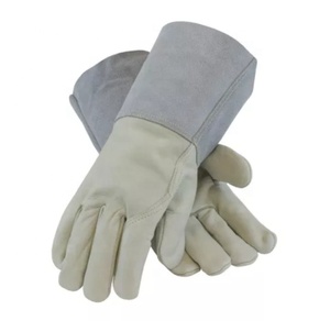 Gants en cuir à paume complète avec caoutchouc taille XL Gants de travail de soudage de construction imperméables d'hiver de protection anti-coupure - Product Image 6