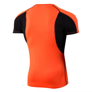 Maillot de sport respirant moulant pour musculation, course, gym, yoga, jogging, protection anti-UV en polyester/nylon - Product Image 4