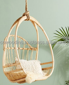 New Style Comfortable Contemporary Egg Shaped Bamboo Lazy Chair Egg Pod Chair Indoor <b>Outdoor</b> Bedroom Furniture - Product Image 4