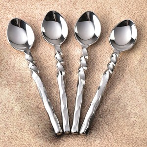 Modern Design Metal Spoon <b>Set</b> for Serving Cooking and Eating - Product Image 1