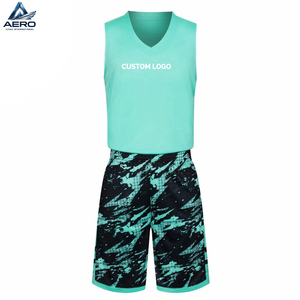 Uniforme de Baloncesto Personalizado de Primera Calidad, Nuevo, Cuello en V, Sin Mangas, con Pantalones Cortos Estampados, para Equipos Deportivos - Product Image 4