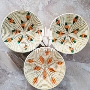 Panier multifonctionnel en herbe de Moonj naturelle, forme diamant, écologique, durable, taille mini - Product Image 3