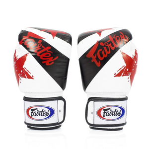 RTS Wholesale Price Premium Quality Fair Tex <b>White</b> <b>Boxing</b> <b>Gloves</b> Original Leather Waterproof Training And Sparring <b>Gloves</b> - Product Image 4