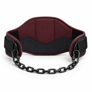Black And <b>Red</b> Color Weightlifting <b>Belts</b> Strong Back Support Dip <b>Belt</b> For Weighted Dips <b>Belts</b> - Product Image 4
