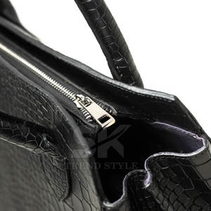 Bolso de Mano de Cuero Vacuno con Grabado de Cocodrilo, Directo de Fábrica, Bolso Bandolera de Moda para Mujer con Correa Ajustable - Product Image 4