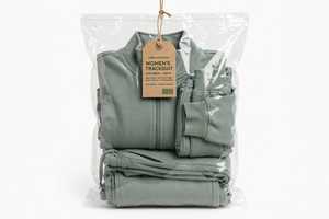 Ensemble de survêtement décontracté 2 pièces anti-boulochage avec sweat à capuche uni couleur sauge et pantalon à cordon avec logo frontal, respirant pour l'hiver - Product Image 6
