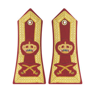 NANBA GROUP - Epaulettes Ecológicos con Bordado Personalizado, Accesorios para Uniformes, Estilo con Logotipo Personalizado, Placa de Hombro Lisa Promocional - Product Image 1